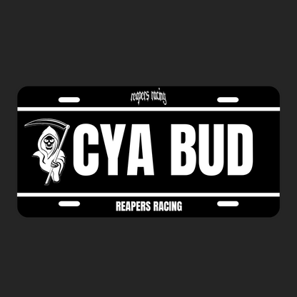 CYA BUD - CAR PLATE