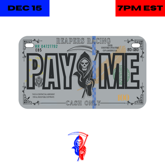 PAY ME - BIKE PLATE